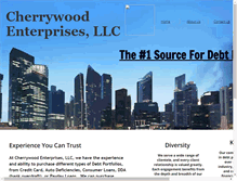 Tablet Screenshot of cherrywoodenterprises.com